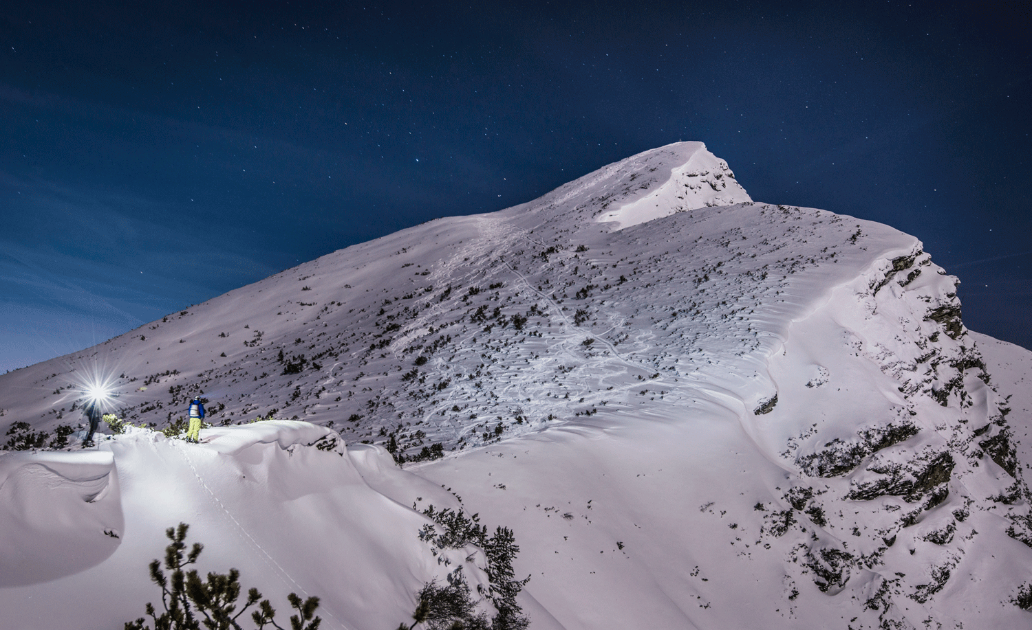 Strimskogel, Vollmond, Fotoshooting, Landschaft, Winter