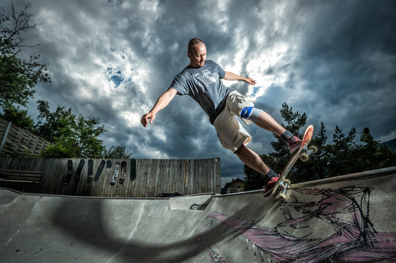 Skateboard, Radstadt, Lorenz Masser, Lemming Bowl, Radstadt, Fotograf Land Salzburg, Lorenz Masser