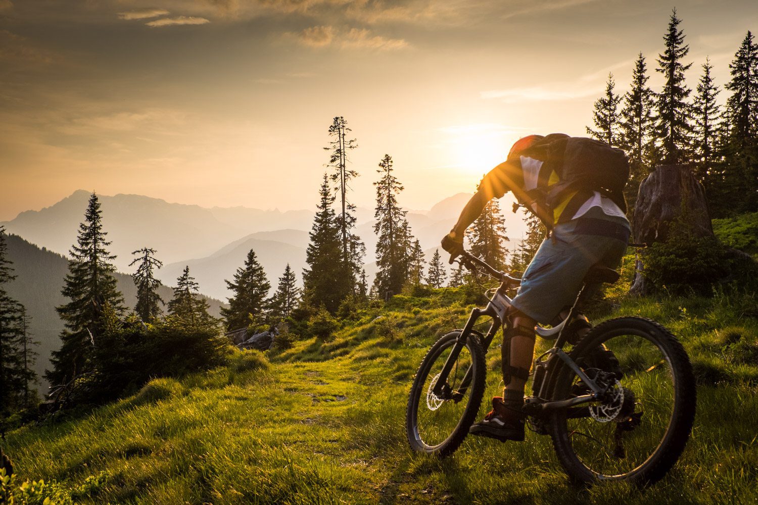 Mountainbike, MTB, Sunset, Action, Sports Photographer, Lorenz Masser, Sportfotografie