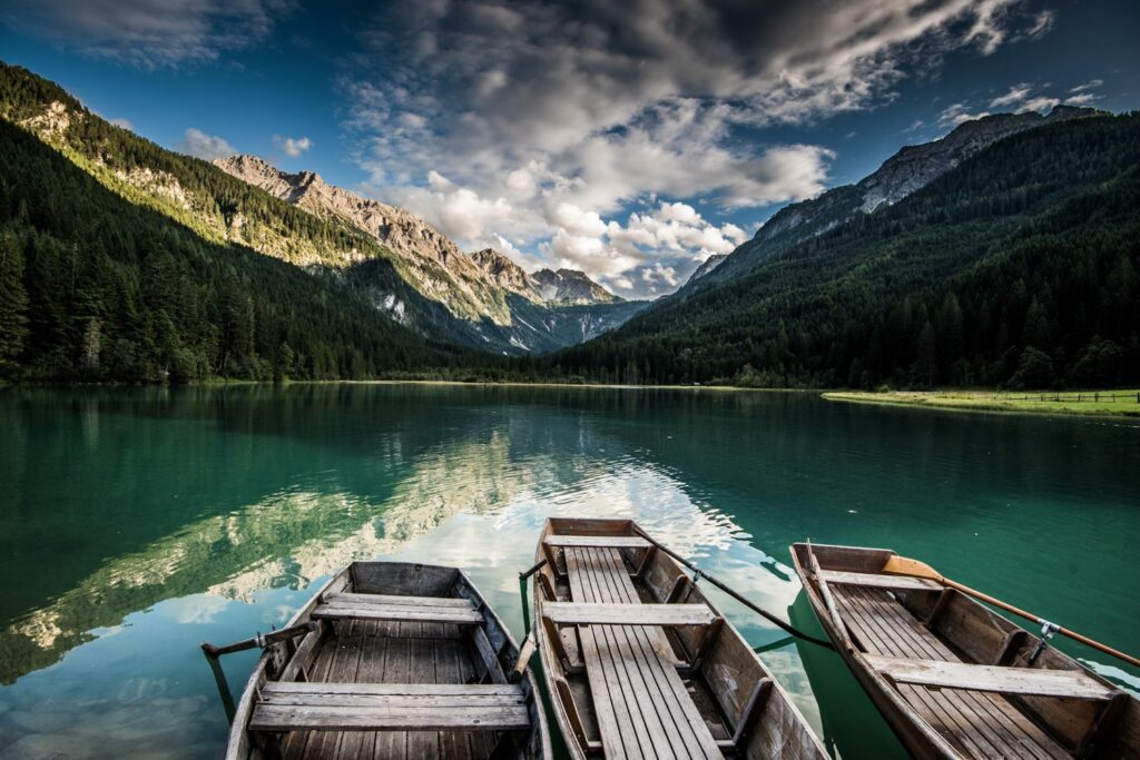 Jägersee in Wagrain-Kleinarl, Landschaftsfoto