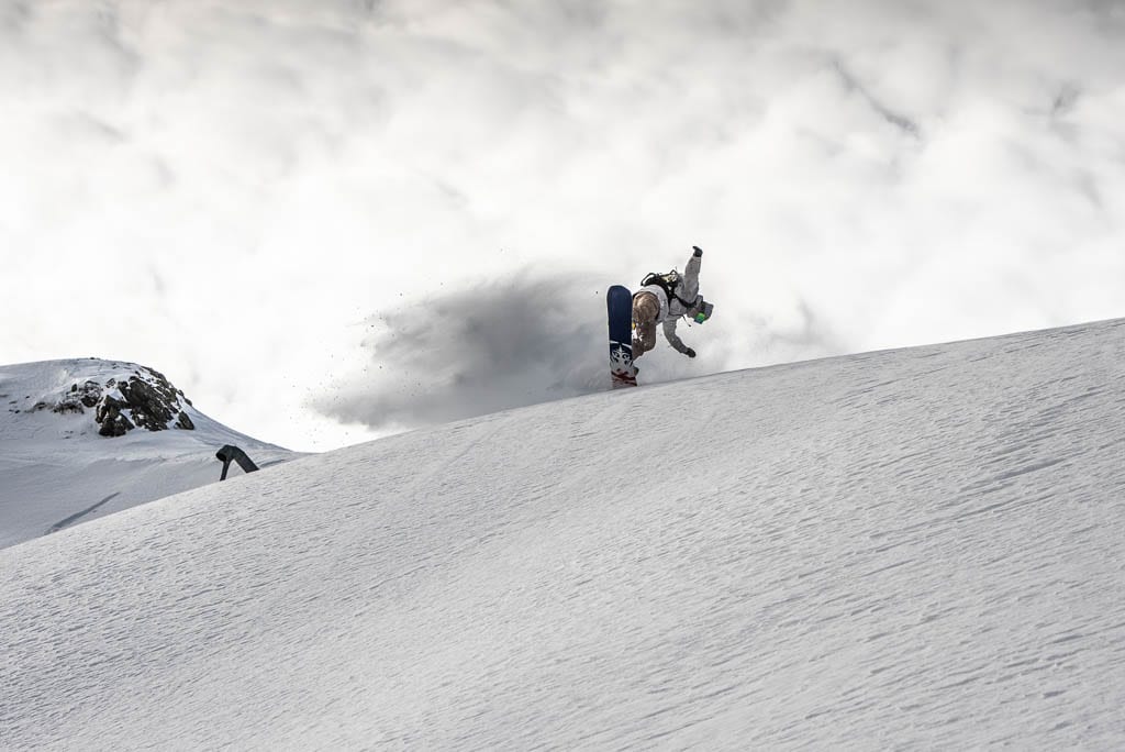 Snowboarden bei Freeride Testival, Sportfotograf Saalbach-Hinterglemm, Powder, Schnee im Home of Lässig