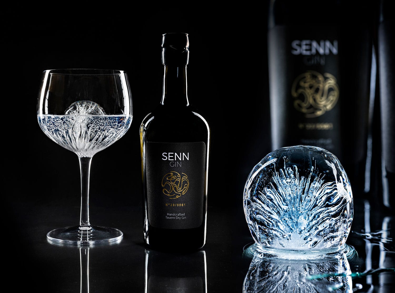 Produktfoto Senn Gin, heimischer Gin von Harald Habersatter